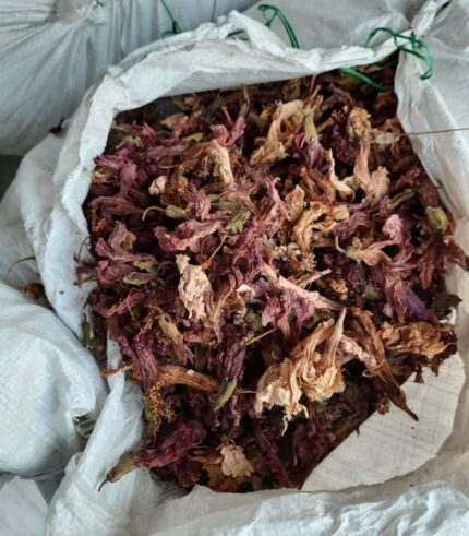 Dry hibiscus flowers retail - 100gm
