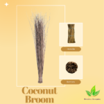 Coconut Broom | Model: Nano | Hight: 42" | Weight: 400g - Image 2